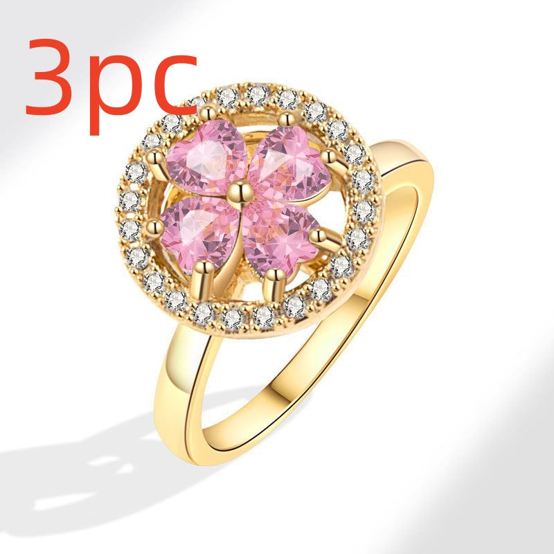 Women's Fashion Can Be Rotatable Ring