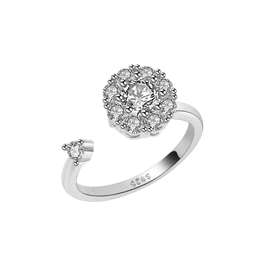 Rotatable Decompression Anxiety Lady Ring