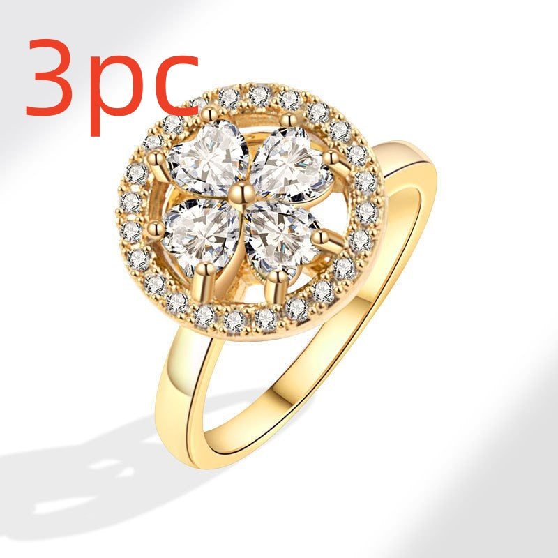 Women's Fashion Can Be Rotatable Ring