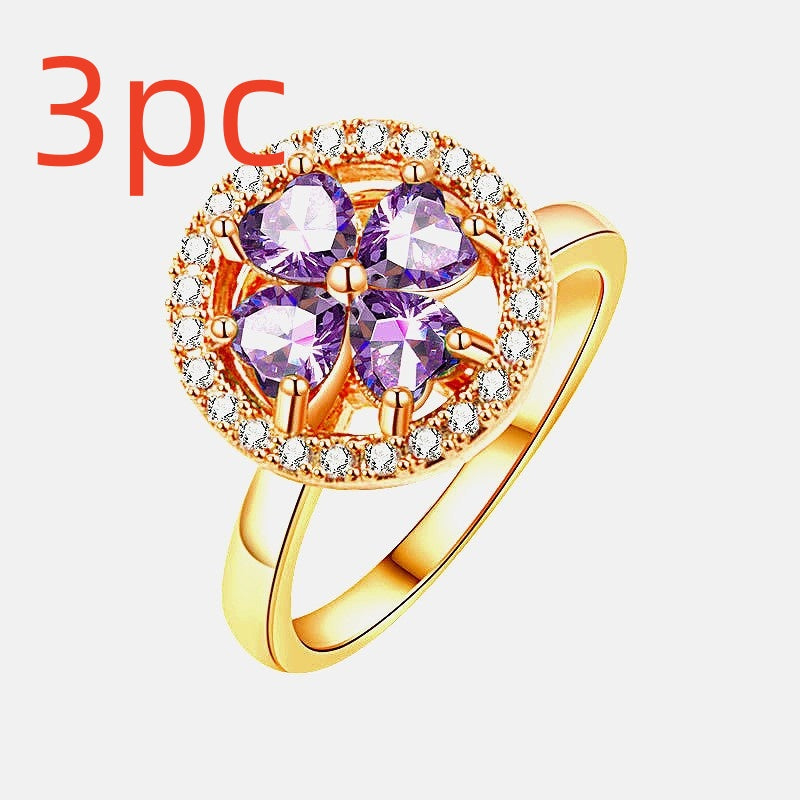 Women's Fashion Can Be Rotatable Ring