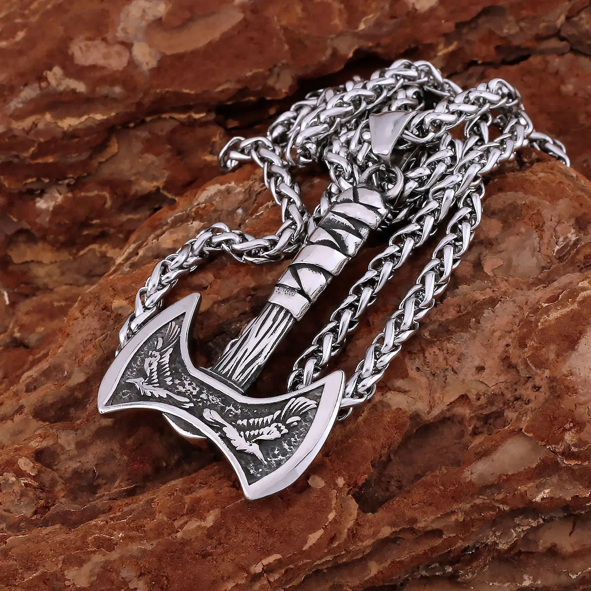 Retro-style Stainless Steel Necklace For Men