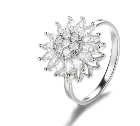 Women's Fashion Can Be Rotatable Ring