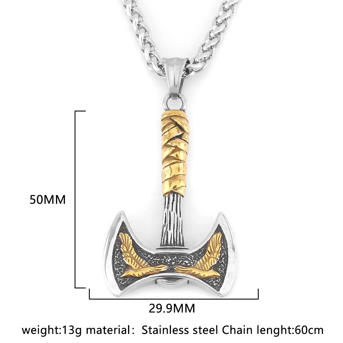 Retro-style Stainless Steel Necklace For Men