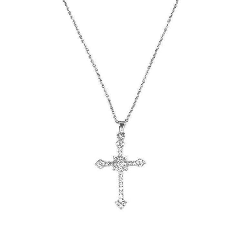 Asterism Cross Necklace For Women